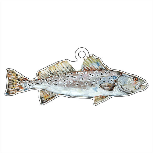 Speckled Sea Trout | 0.25in. Acrylic Ornament |  Case of 25