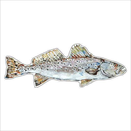 Speckled Sea Trout | 0.75in. Acrylic Shelfie | Case of 25