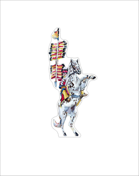 CMS-670-C10 Spirit Rider Button | 0.125Acrylic Button | Set of 10