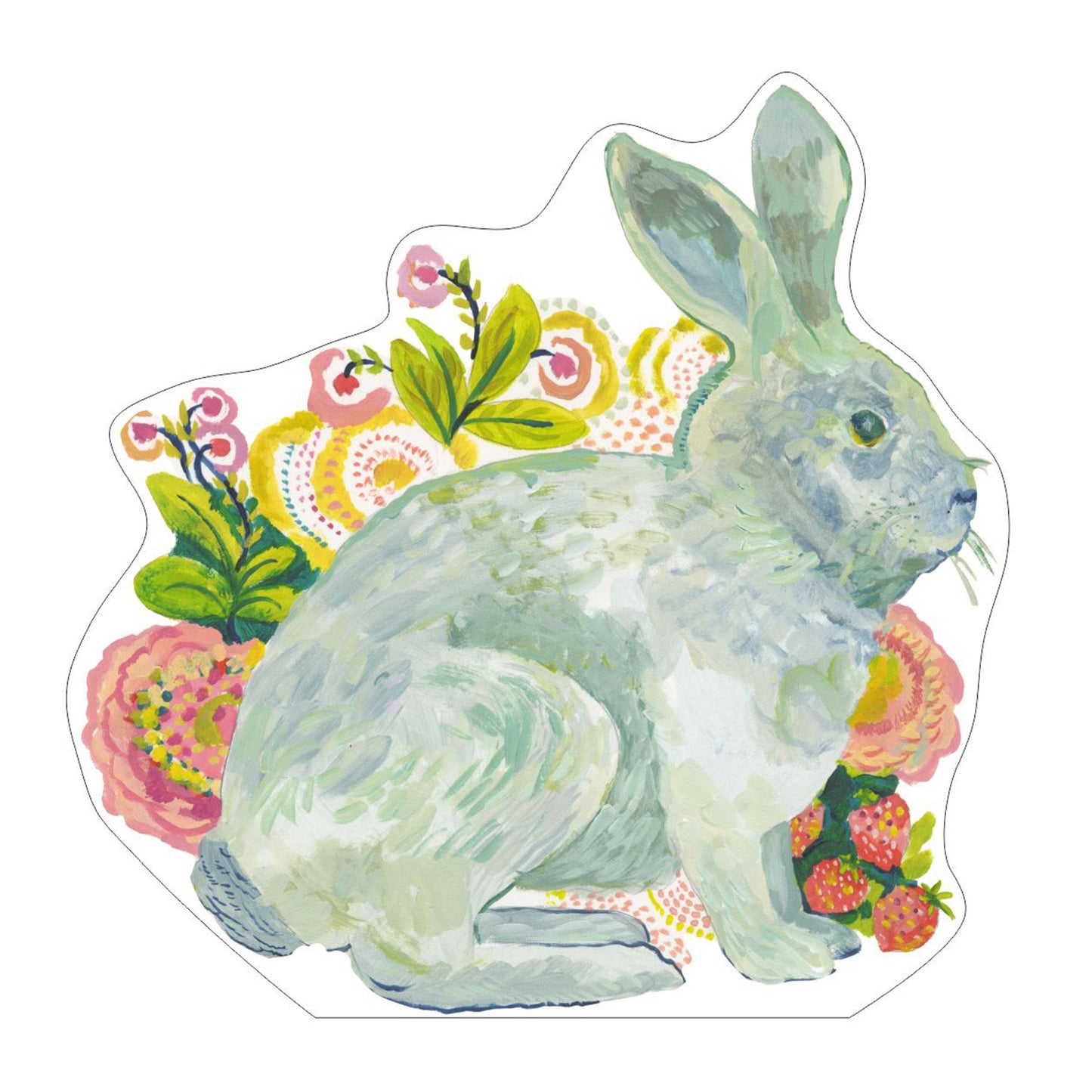 Strawberry Rabbit Mini | 0.50in. Acrylic Mini