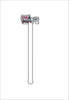 CMS-644-C4 Striped Wagon Drink Stirrer | 0.125Acrylic Stirrer | Set of 4