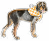 BPM-005 Hound Dog Ornament | 0.25 Acrylic | Case Bundle of 25