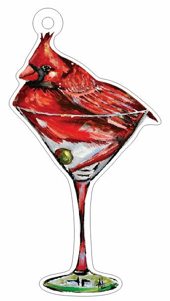Cardinal Ornament | 0.25in. Acrylic Cutout | Case Bundle any 10+ (Pack of 1)