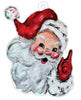 Santa Face Ornament | 0.25in. Acrylic Cutout | Case Bundle any 10+ (Pack of 1)