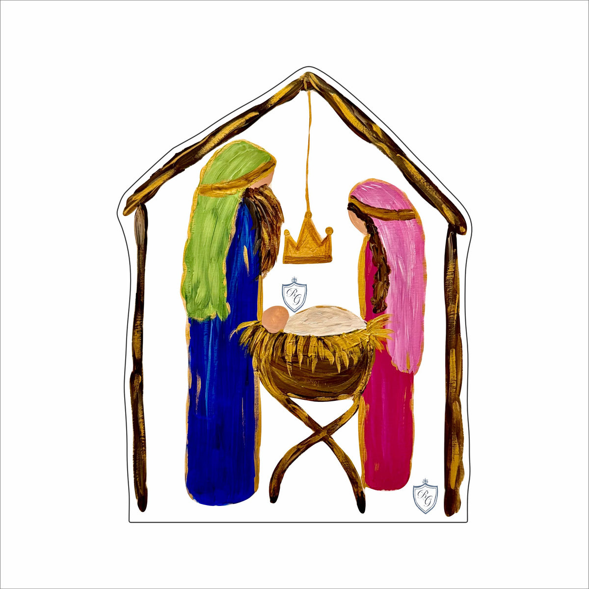 TAS-008 Jesus is King | 0.75Acrylic Contour