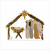 TAS-010 Coastal Manger with Angel | 0.75Acrylic Contour