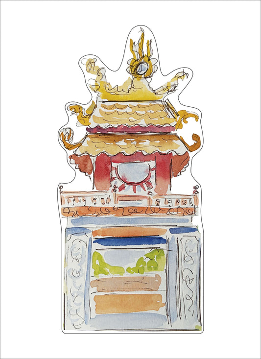 Temple of Literature | 0.75in. Acrylic Cutout | Case Bundle any 10+ (Pack of 1)