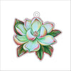 TPA-006 Christmas Magnolia Ornament | 0.25Acrylic Ornament |