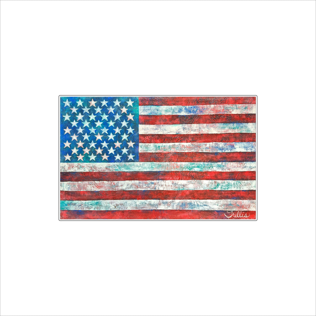 TPA-010 Old Glory | 0.75Acrylic Contour |