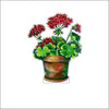 TPA-015 Red Geraniums | 0.75Acrylic Contour |