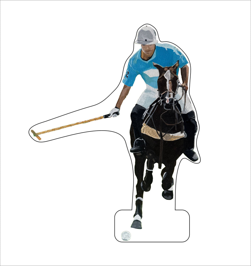 TSA-001 Polo Player | 0.75in. Acrylic Cutout