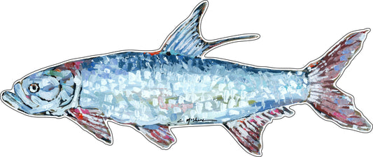 CMS-515 Tarpon Wall Giclee | 0.25Acrylic Contour |