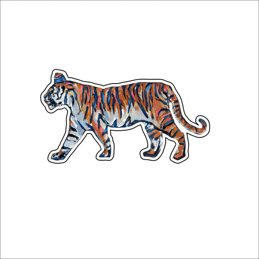 CMS-595-C10 Tiger Blues Button | 0.125Acrylic Button | Set of 10