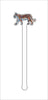 CMS-561-C4 Tiger Blues Drink Stirrer Set | 0.125Acrylic Stirrer | Set of 4