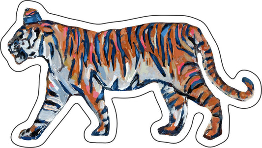 CMS-579 Tiger Blues Sticker | Removeable Sticker | Set of 10