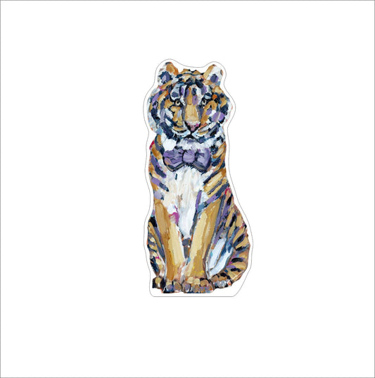 CMS-621-C10 Tiger Purple & Yellow | Removable Sticker | Set of 10