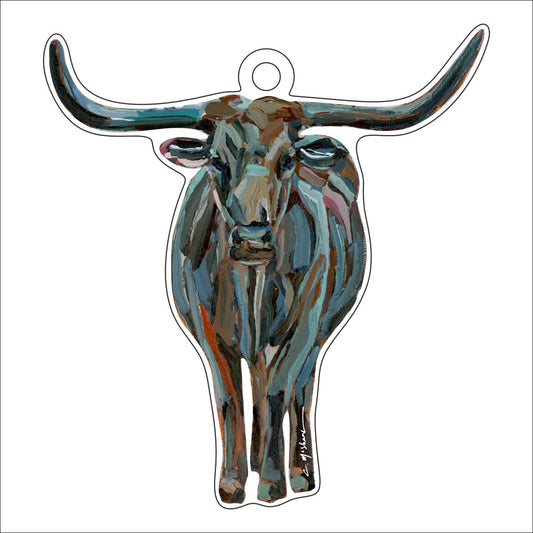 True Grit Longhorn | 0.25in. Acrylic Ornament |  Case of 25