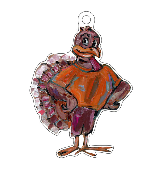 Turkey Bird | 0.25in. Acrylic Ornament | Mix and Match (any 10+)