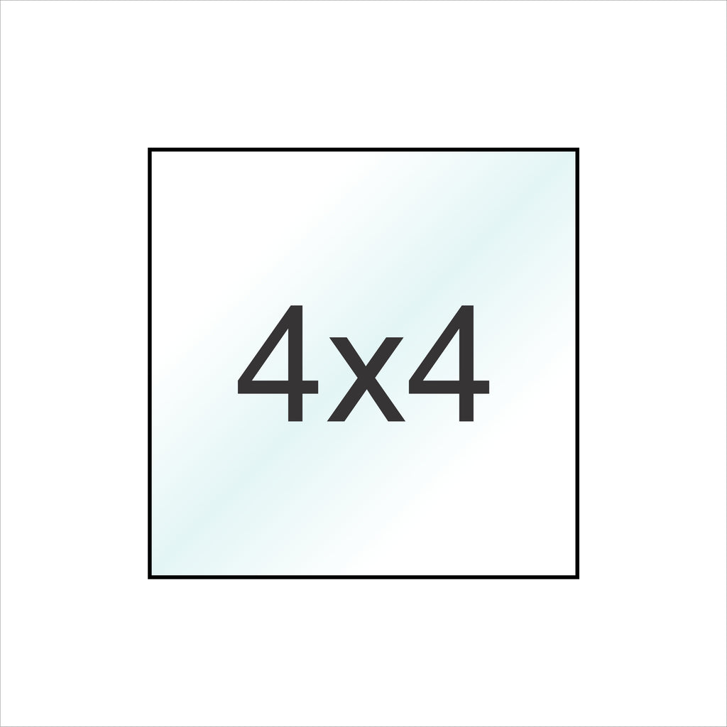 4x4 Blanks | 0.75" Acrylic | Bulk (Sold in batches of 55)