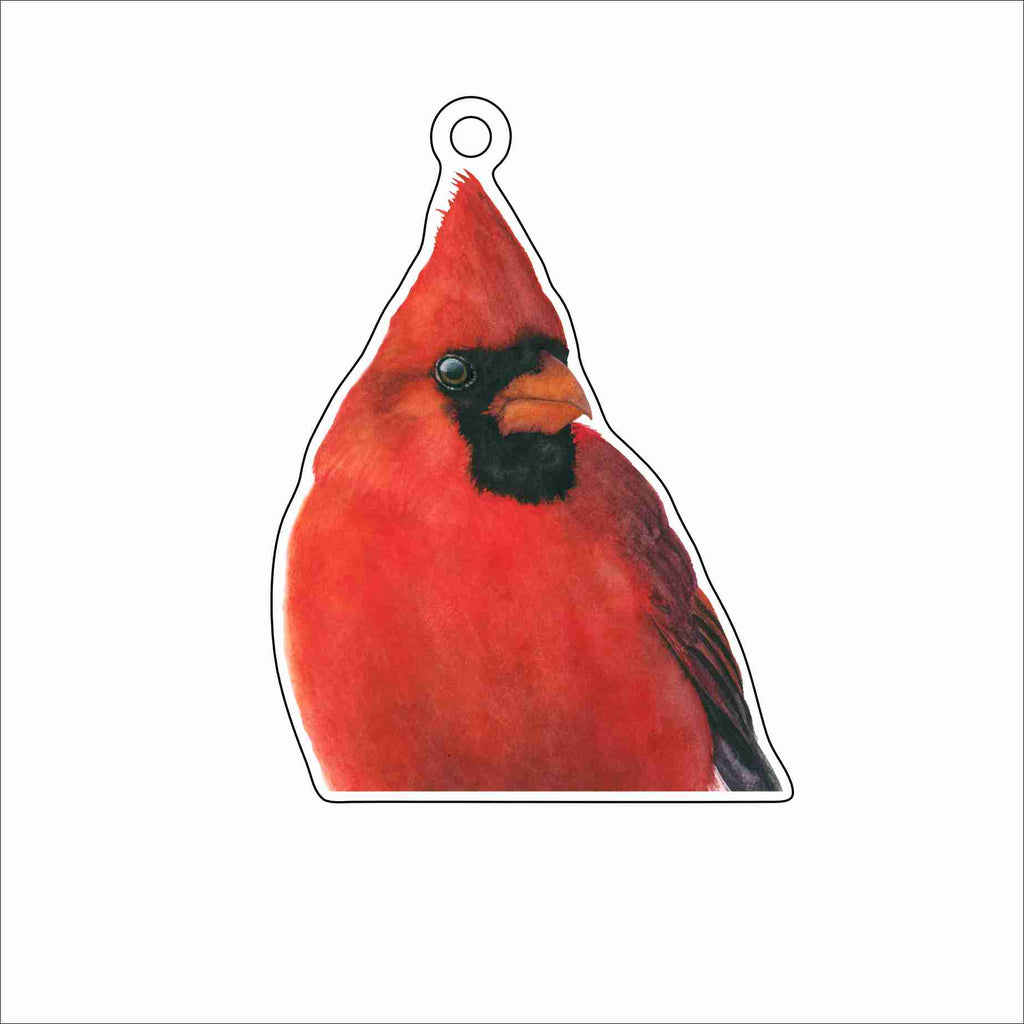 VAT-001 Charles The Cardinal Ornament | 0.25Acrylic Ornament