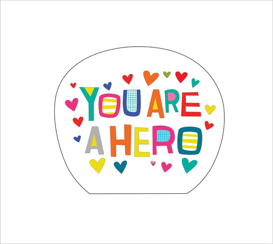 VBA-016 A Lotta Love - Hero Award | 0.75Acrylic Contour | Case