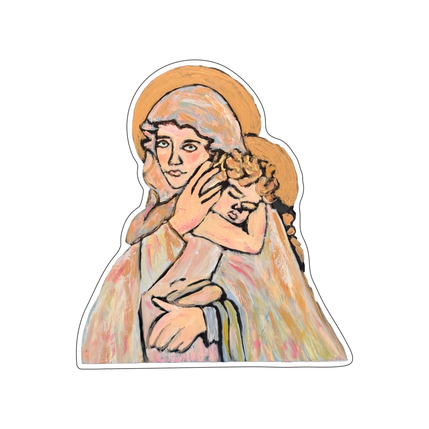 VBR-005 Virgin and Child Held | 0.75Acrylic Contour