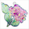 WMA-005 Pink Hydrangea Ornament  | 0.25in. Acrylic Ornament | Case Bundle of 25