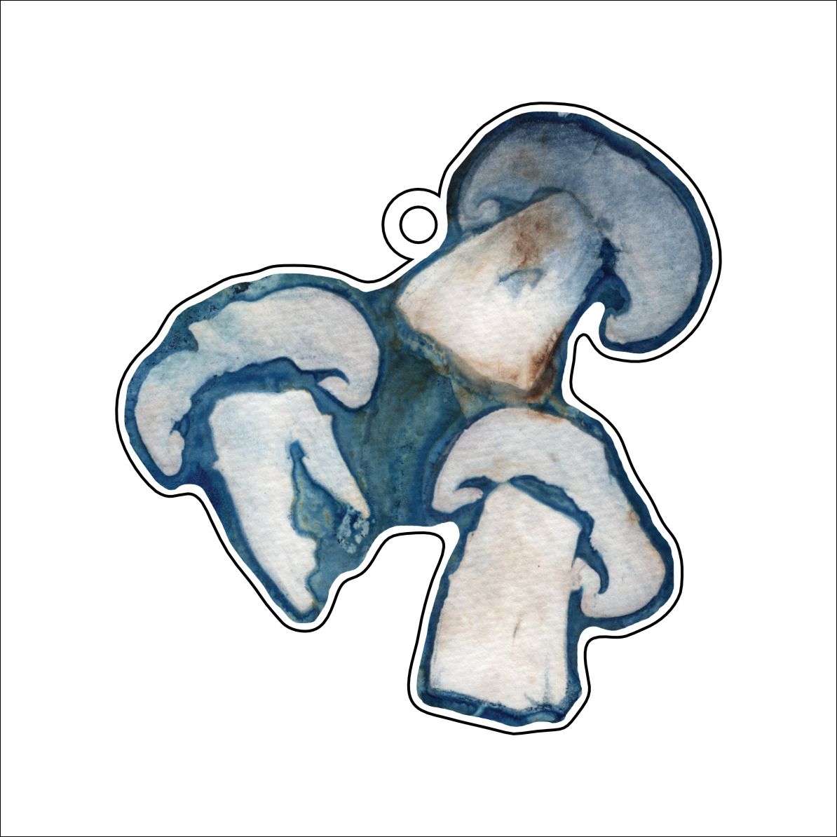 WMA-015 Shrooms Key Chain | 0.25in. Acrylic key chain |