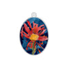 WMA-027 Red Daisy Ornament | 0.25Acrylic Ornament | Case of 25