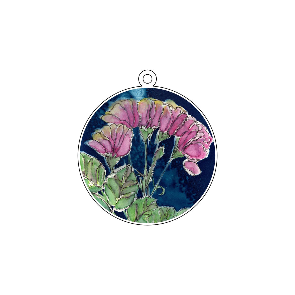 WMA-041 Roses Ornament | 0.25Acrylic Ornament |
