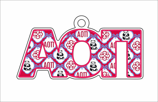 WOTP-016  AOII Ornament | 0.25Acrylic Ornament |