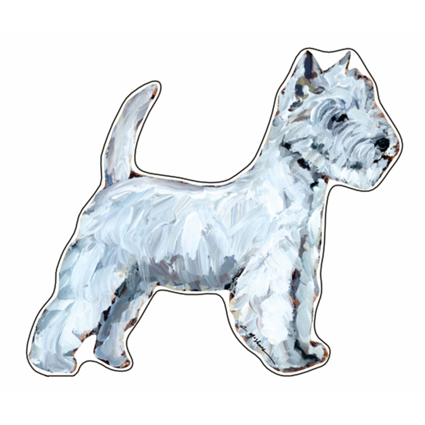 Westie | 0.75in. Acrylic Cutout | Case Bundle any 10+ (Pack of 1)