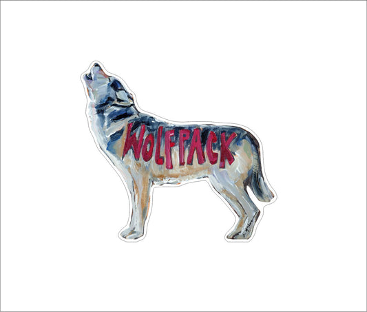CMS-624-C10 Wolfpack | Removable Sticker | Set of 10