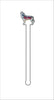 CMS-650-C4 Wolfpack Drink Stirrer | 0.125Acrylic Stirrer | Set of 4