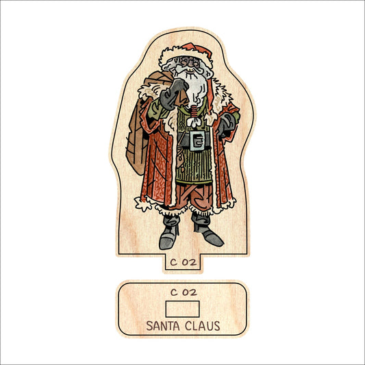 XmasC 02 Santa Black | Figures | Single