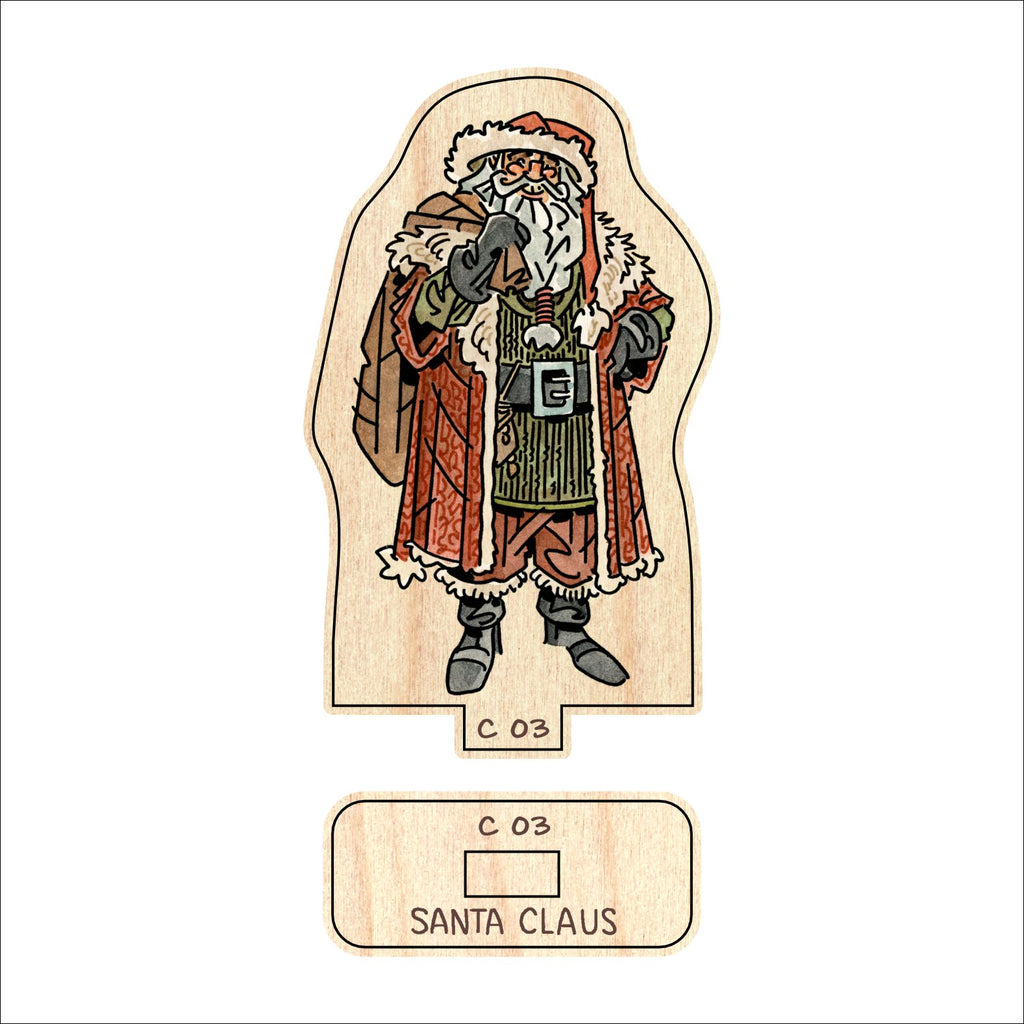 XmasC 03 Santa White | Figures | Single