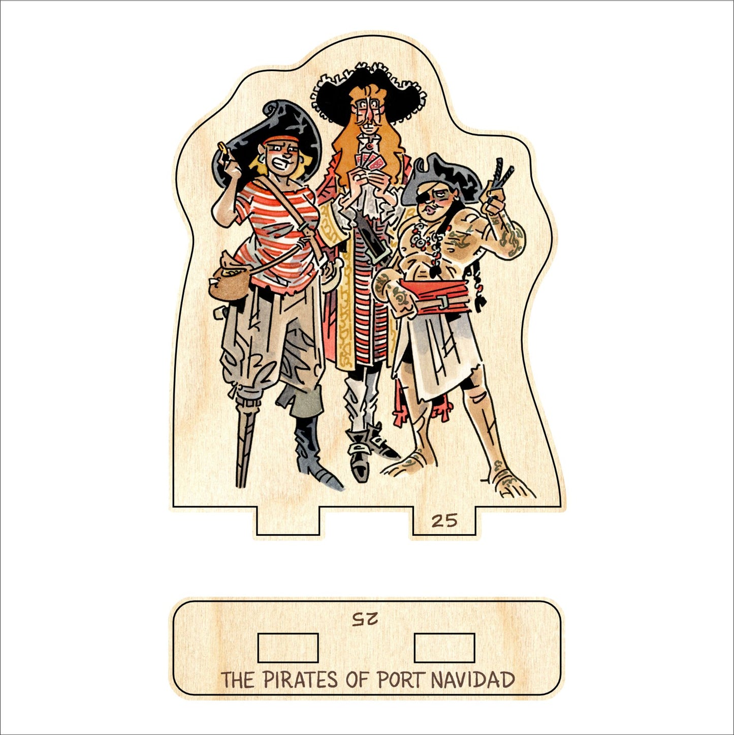 XmasF 25 Pirates of Port Navidad | Figures | Single
