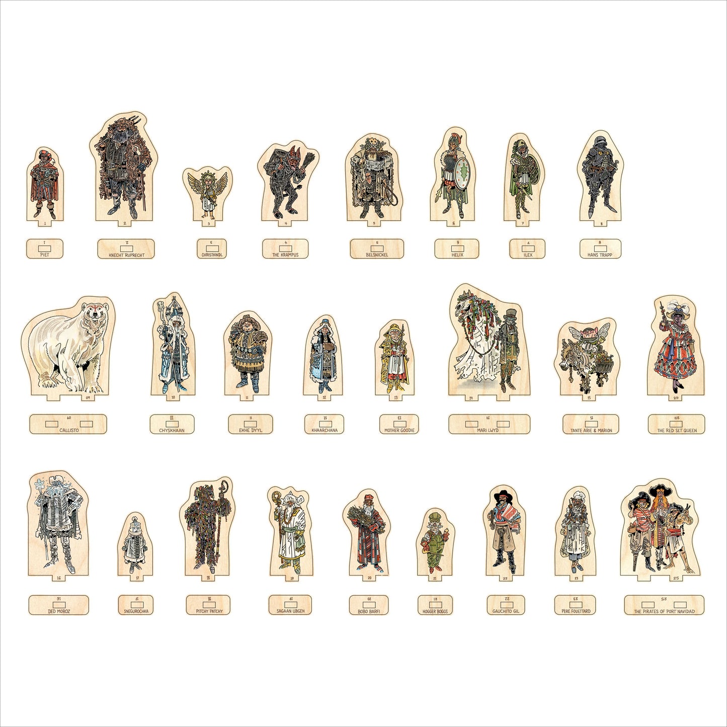 Christmas Figurine Set B | Figure Collections | Single