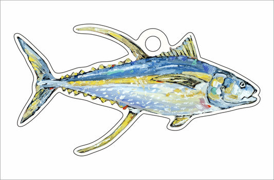 Yellowfin Tuna | 0.25in. Acrylic Ornament |  Case of 25