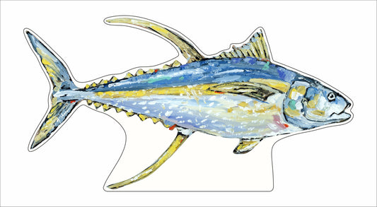 Yellowfin Tuna | 0.50in. Acrylic Mini | Case of 25