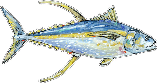 CMS-518 Yellowfin Tuna Wall Giclee | 0.25Acrylic Contour |