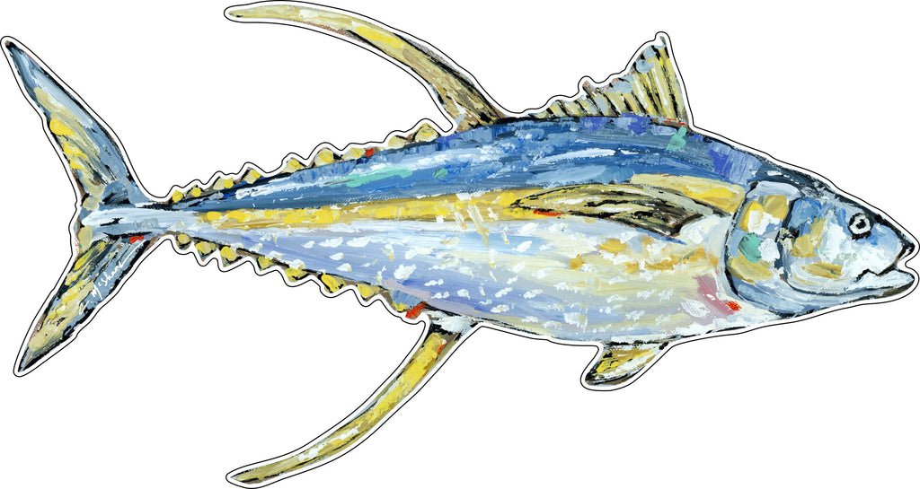 CMS-518 Yellowfin Tuna Wall Giclee | 0.25Acrylic Contour | Case of 25