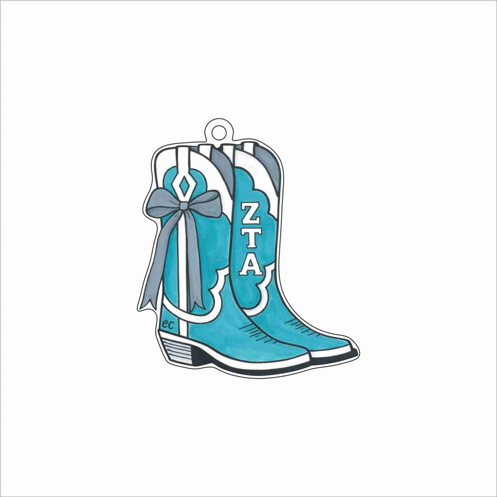 ECA-090 Turqouise Takedown Ornament | 0.25Acrylic Ornament