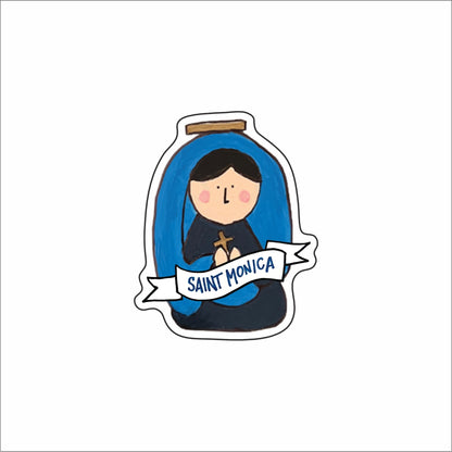 KCN-002-C4 Saint Monica Magnet | 0.125Acrylic Magnet | Case of 4