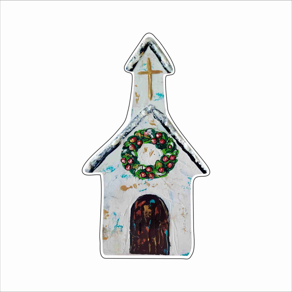 LNS-005 Winter Church White Mini | 0.50Acrylic Mini Contour