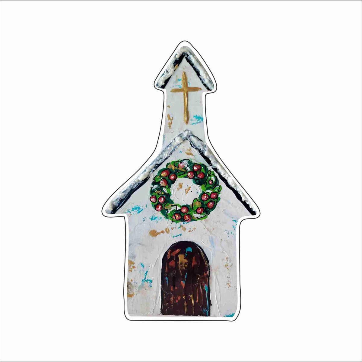 LNS-005 Winter Church White Mini | 0.50Acrylic Mini Contour