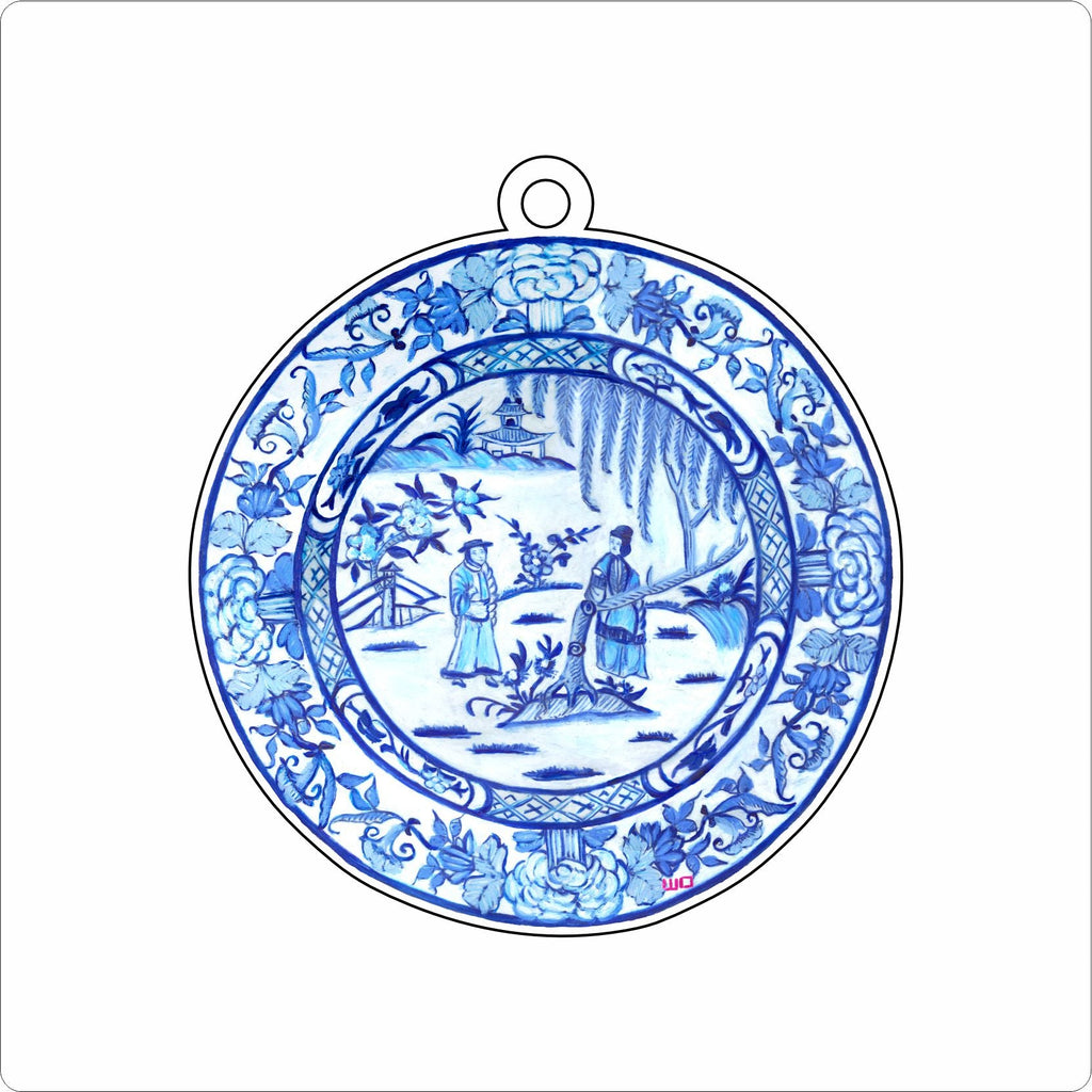 MEG-060 Love at First Sight Plate Ornament | 0.25Acrylic Ornament