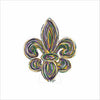 SDD-016 Mardi Gras Fleur de Lis | 0.75Acrylic Contour