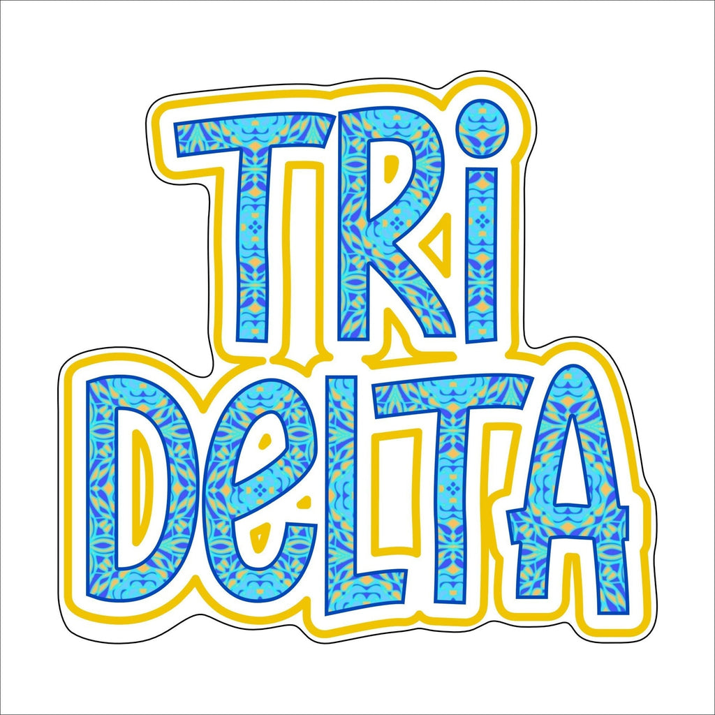 Tri Delta | 0.50in. Acrylic Mini |