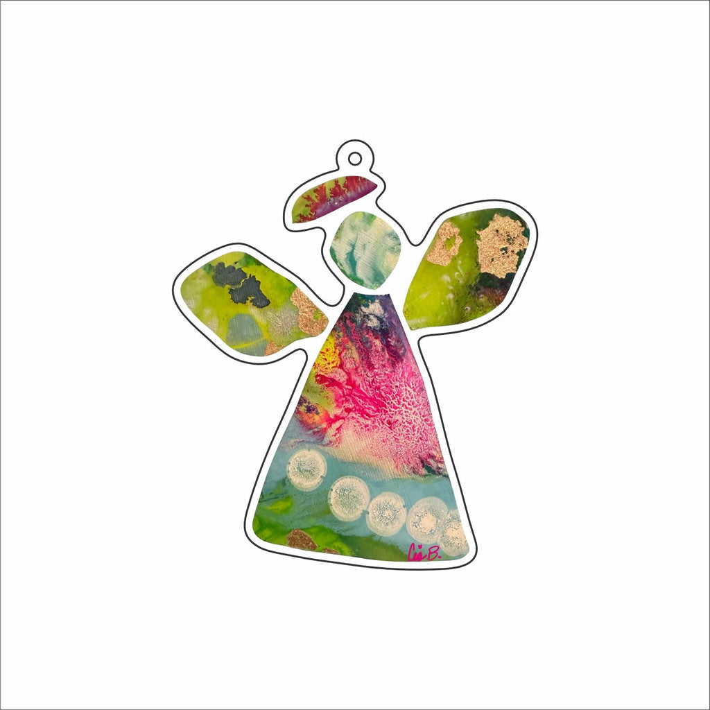 LBR-247-C4 Kala Angel Keychain | 0.125Acrylic Keychain | Case of 4